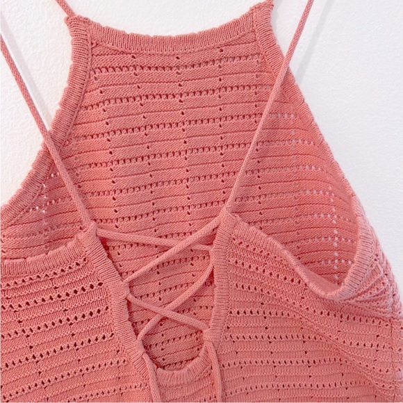 Free People Mallorca Fauxchet Crochet Sweater Maxi Dress NWT - Picture 5 of 14